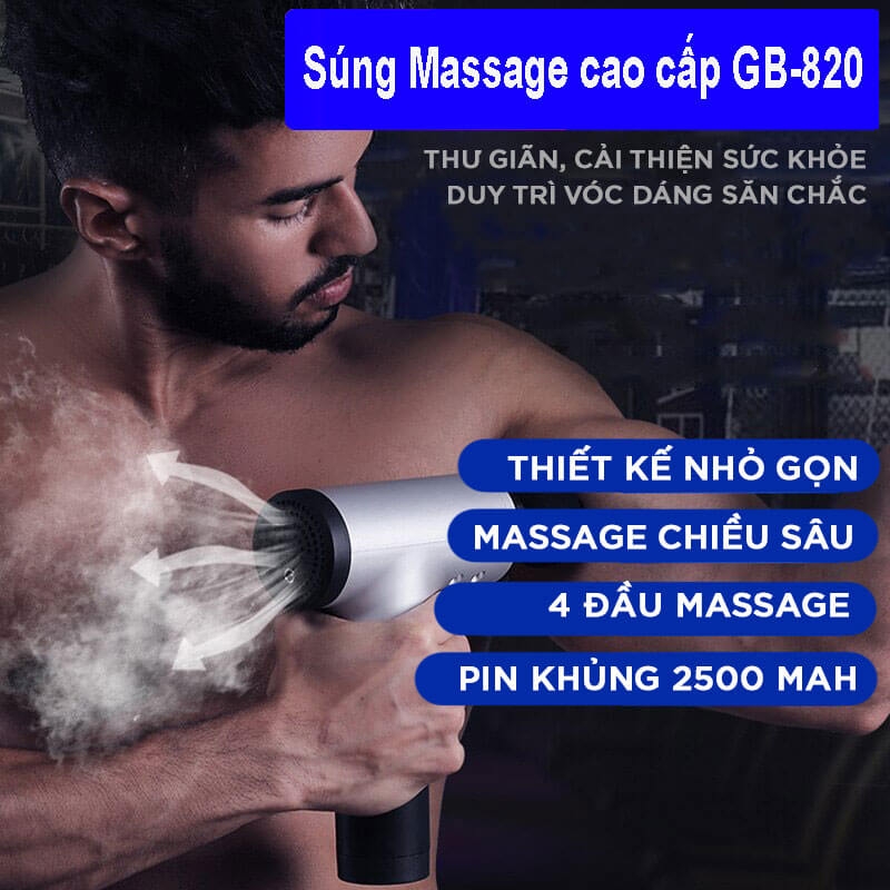 Máy Massage Đa Năng Cầm Tay Fascial Gun Cao Cấp FH-320 1