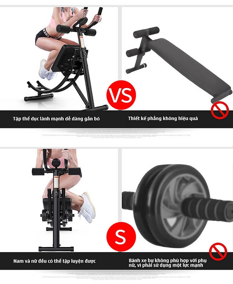 Máy Tập Bụng - Dụng Cụ Tập Thể Dục Đa Năng 4