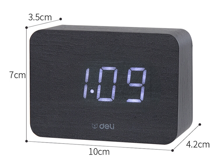 Đồng Hồ Báo Thức Kỹ Thuật Số Deli 8814 2