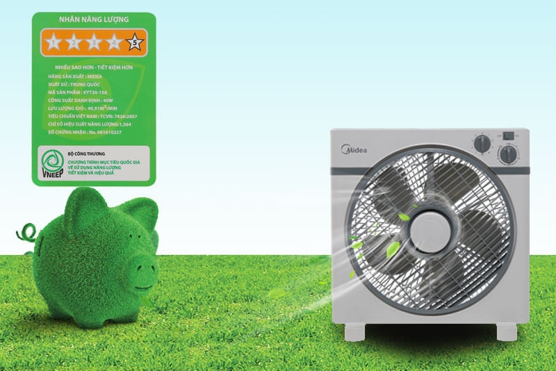 Quạt Hộp Midea KYT30-15A (40W)