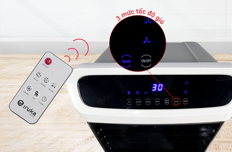 Quạt Làm Mát Không Khí Iruka I-81 (80W)