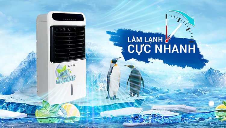 Quạt Làm Mát Không Khí Iruka I-81 (80W)