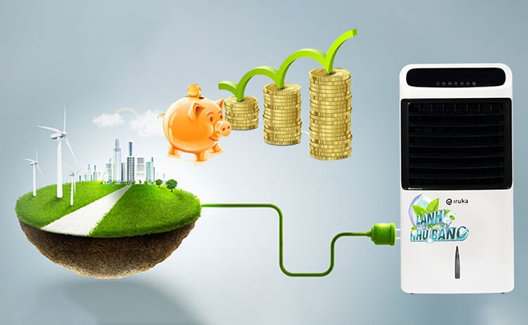 Quạt Làm Mát Không Khí Iruka I-81 (80W)