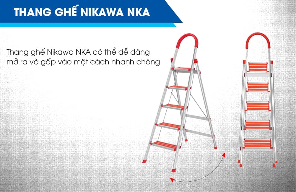 Thang Ghế Nikawa NKA-04 - 4 Bậc - 97cm 2