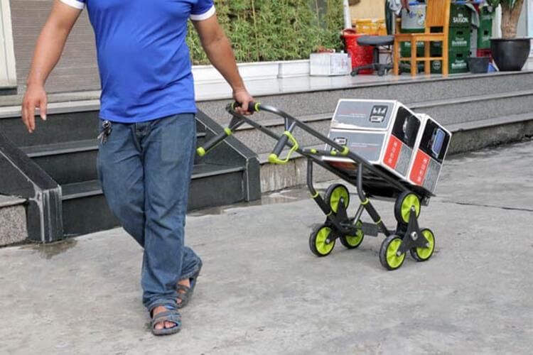 Xe Kéo Đẩy Leo Cầu Thang 6 Bánh Rút Gọn ADVINDEQ TL-120/200 (120kg) 1