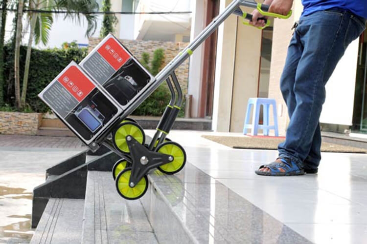 Xe Kéo Đẩy Leo Cầu Thang 6 Bánh Rút Gọn ADVINDEQ TL-120/200 (120kg) 3