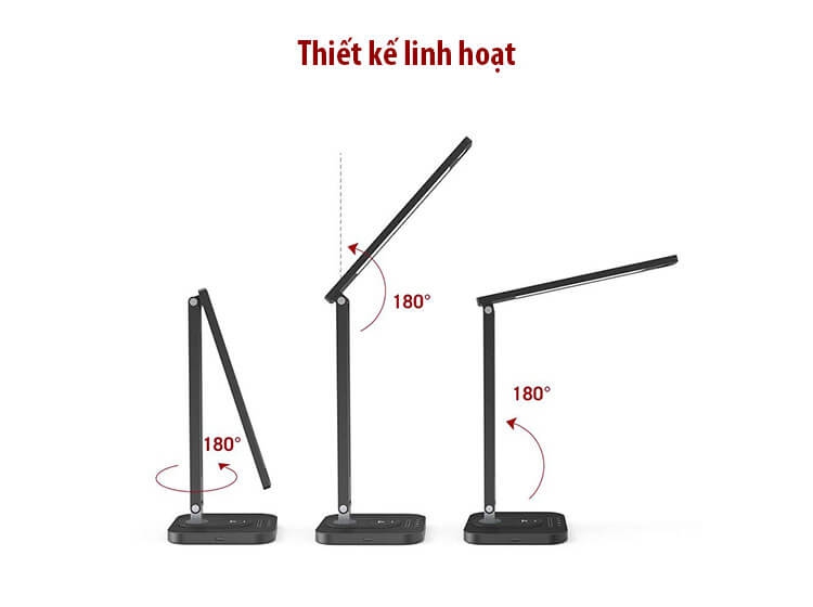 Đèn LED Để Bàn Kiêm Sạc Không Dây Taotronics TT-DL038