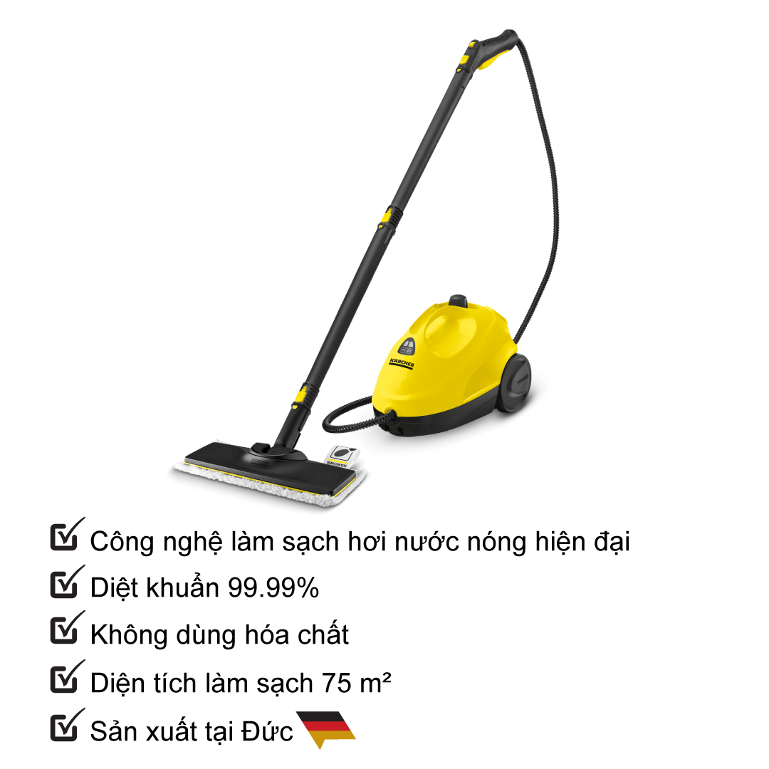 Máy Làm Sạch Bằng Hơi Nước Karcher SC2 Easyfix 2