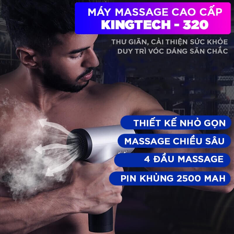Máy Massage Cầm Tay KINGTECH KH-320 - 6 Cấp Độ 1