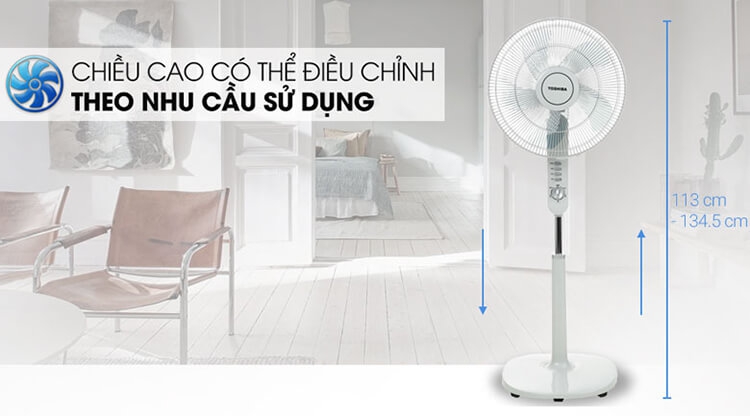 Quạt đứng Toshiba F-LSA10(H)VN (50W) 6