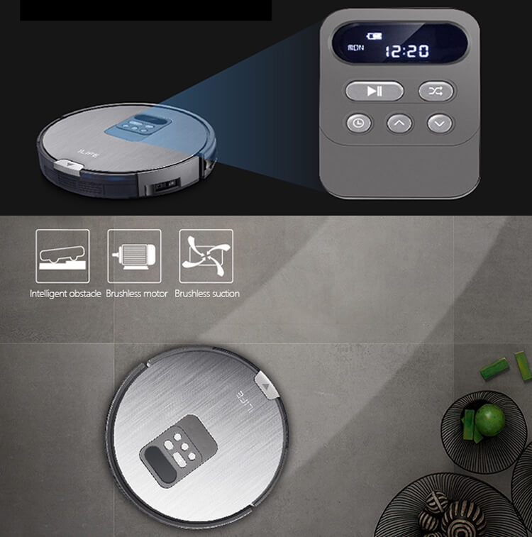 Robot Hút Bụi Lau Nhà iLife X750 (2000W) - Đen 3