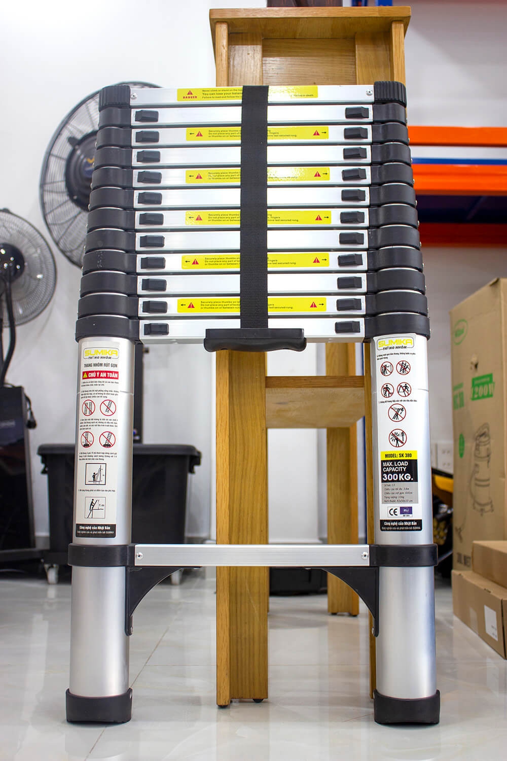 Thang Nhôm Rút Gọn SUMIKA SK380  1