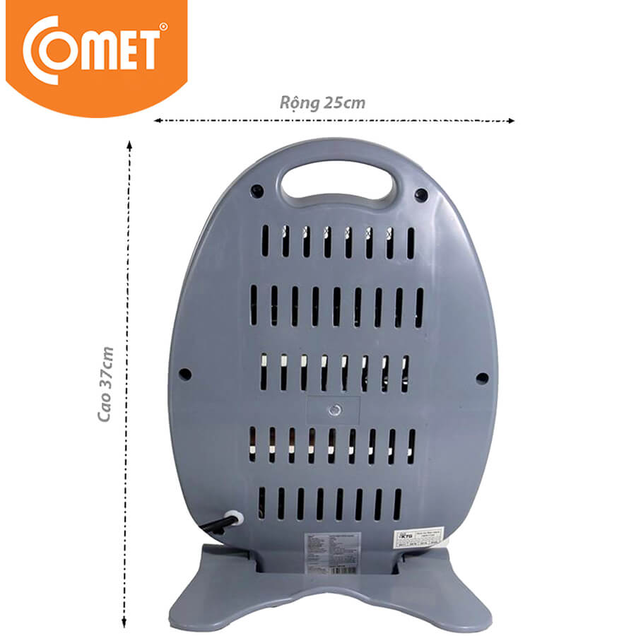 Đèn Sưởi Điện Hồng Ngoại Comet Loại 2 Bóng Quartz CM8540 (800W)
