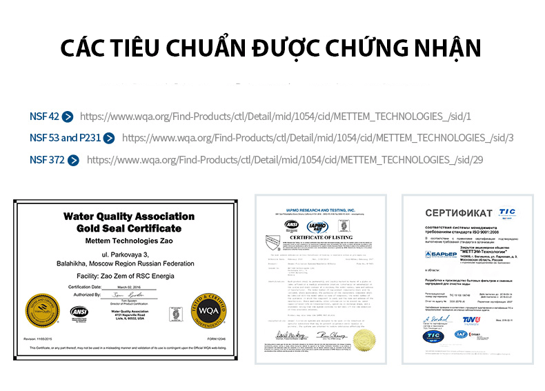 Hệ Thống Lọc Nước Máy Tiêu Chuẩn Barrier Expert Standard BA-EXP-ST 3