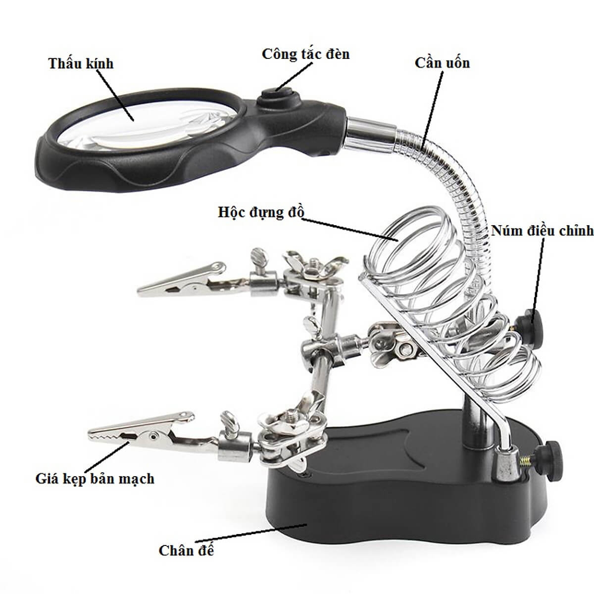 Kính Lúp Dụng Cụ Hỗ Trợ Hàn Mạch V1