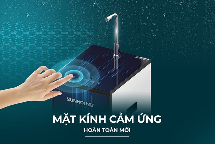Máy Lọc Nước R.O Nóng Lạnh Cảm Ứng Sunhouse Slimbio SHA76214CK-S 5