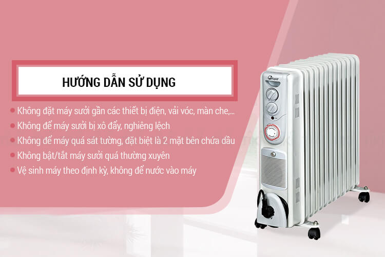 Máy Sưởi Dầu FujiE OFR5511