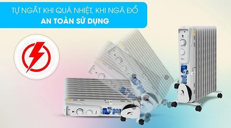 Máy Sưởi Điện Midea MH-O23-11A