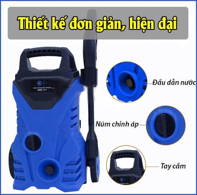 Máy Xịt Rửa Cao Áp Tự Hút Nước MK MK72 1400W