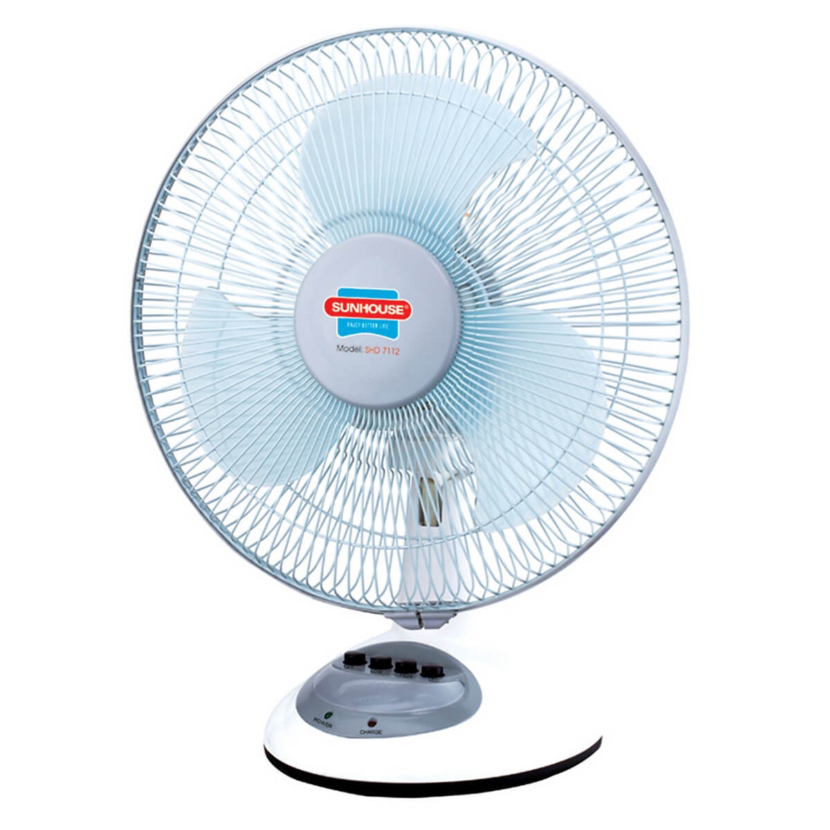 Quạt Bàn Sạc Tích Điện Sunhouse SHD7112