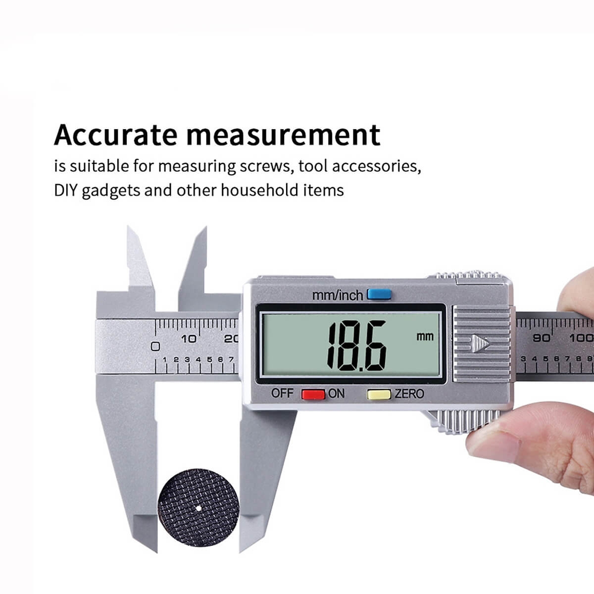 Thước Cặp Điện Tử ABG Bằng Sợi Carbon Thước Kẹp Điện Tử Kỹ Thuật Số LCD 150mm 6 Inch