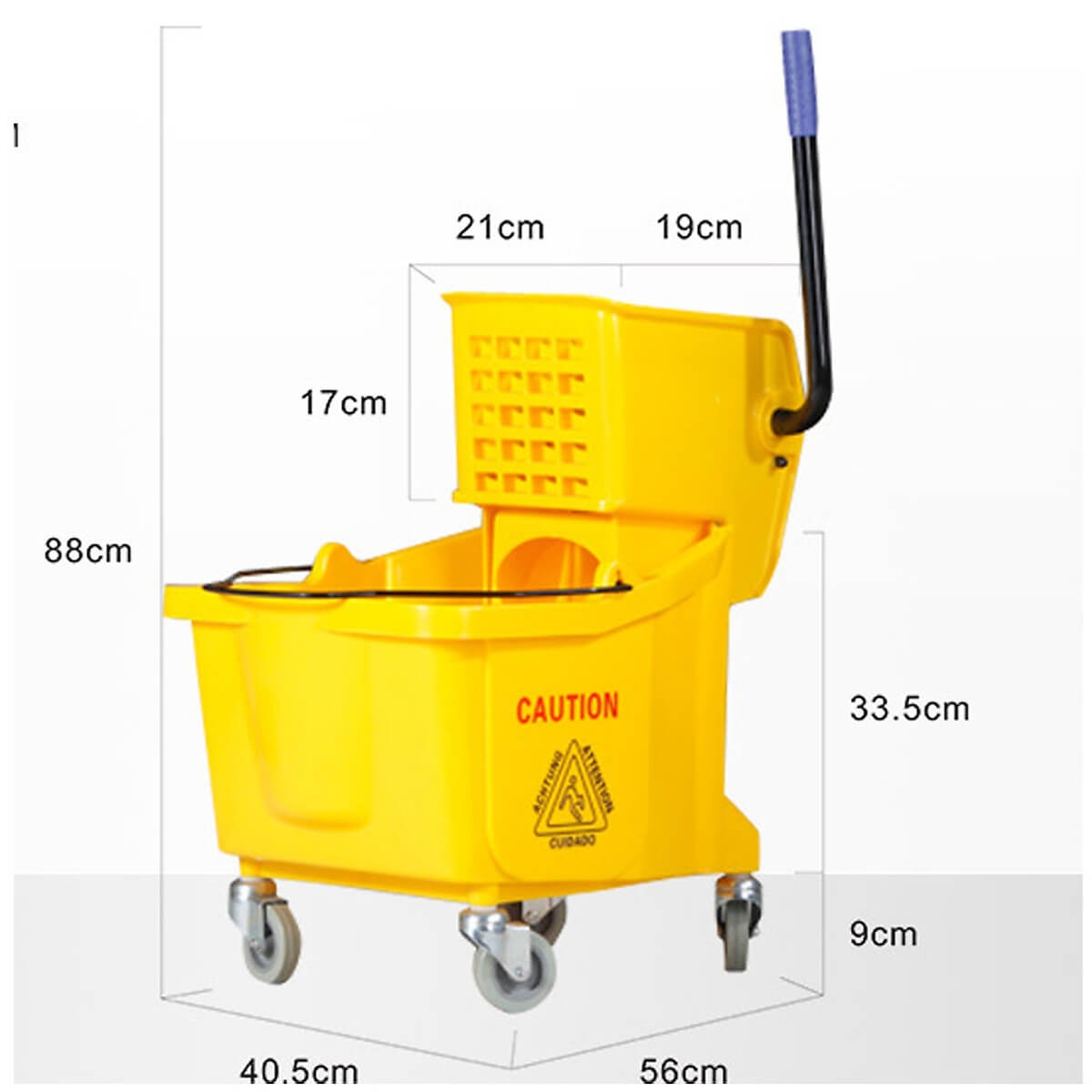 Xe Làm Vệ Sinh Vắt Móp Đơn 36L AF08070 1