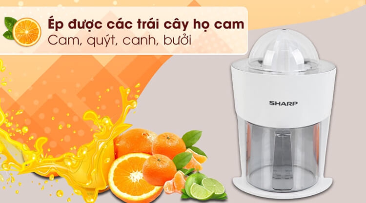 Máy Vắt Cam Sharp EJ-J408-WH 2