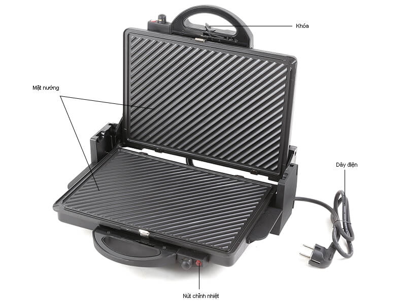 Vỉ Nướng Điện Đa Năng Tiross TS965 4