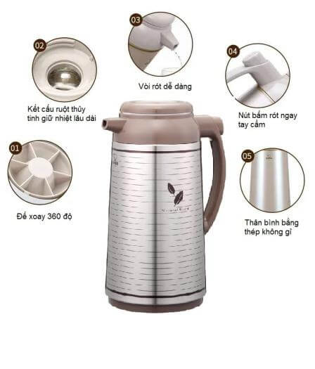 Bình Thuỷ Giữ Nhiệt Zojirushi AFFB-10-XT