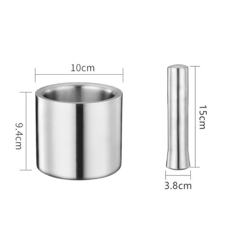 Bộ Cối Chày Inox 304 Không Gỉ