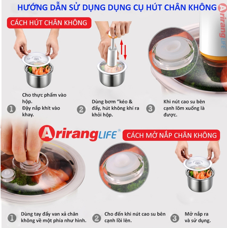 Hộp Hâm Nóng Arirang Life EL-ALS263 2