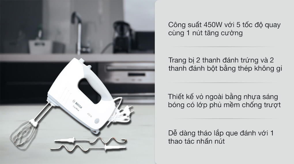 Máy Đánh Trứng Cầm Tay Bosch HMH.MFQ36400