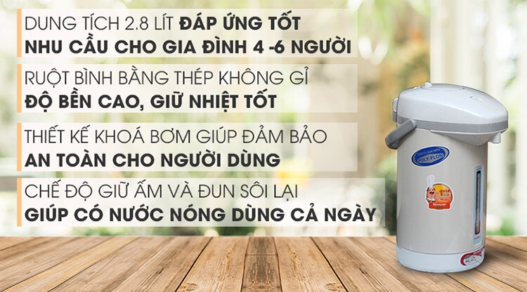 Bình Thủy Điện Sharp KP-31BTV 4
