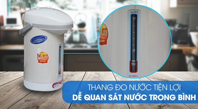 Bình Thủy Điện Sharp KP-31BTV 6