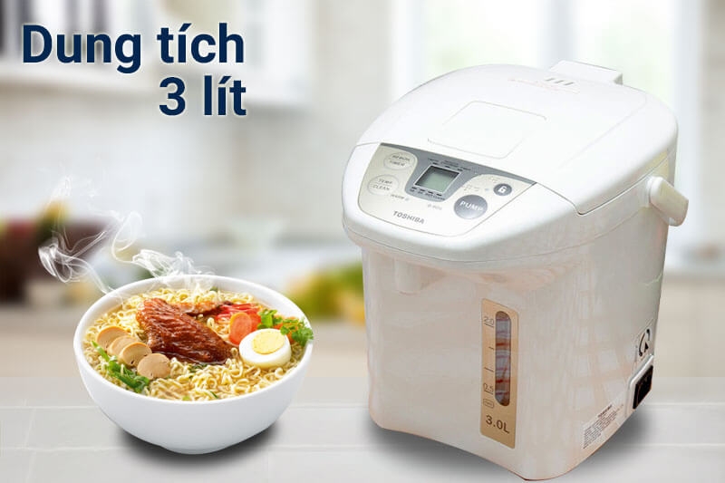 Bình Thủy Điện Toshiba PLK - 30FL (WT) 3L 3