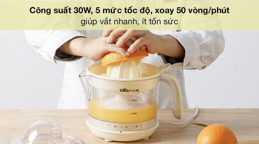 Máy Vắt Cam Bear CZJ-A04B1 0.4L 2