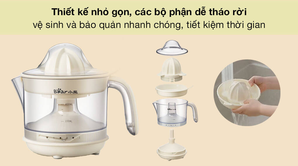 Máy Vắt Cam Bear CZJ-A04B1 0.4L 7