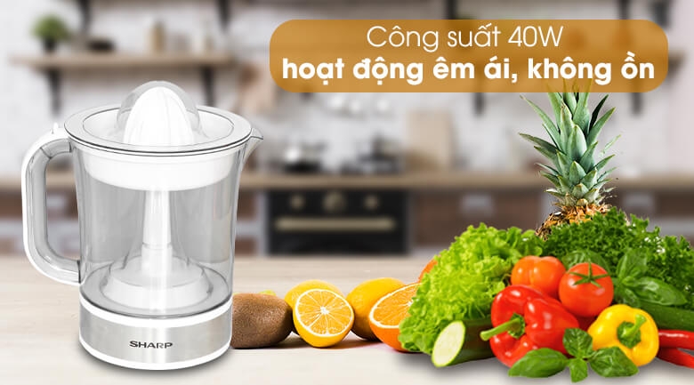 Máy Vắt Cam Sharp EJ-J415-WH 1.5L 5