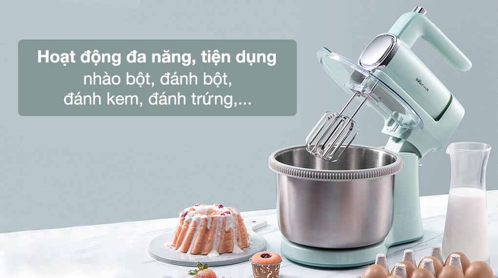 Máy Đánh Trứng Trộn Bột Tự Động Bear DDQ-B03V1 1