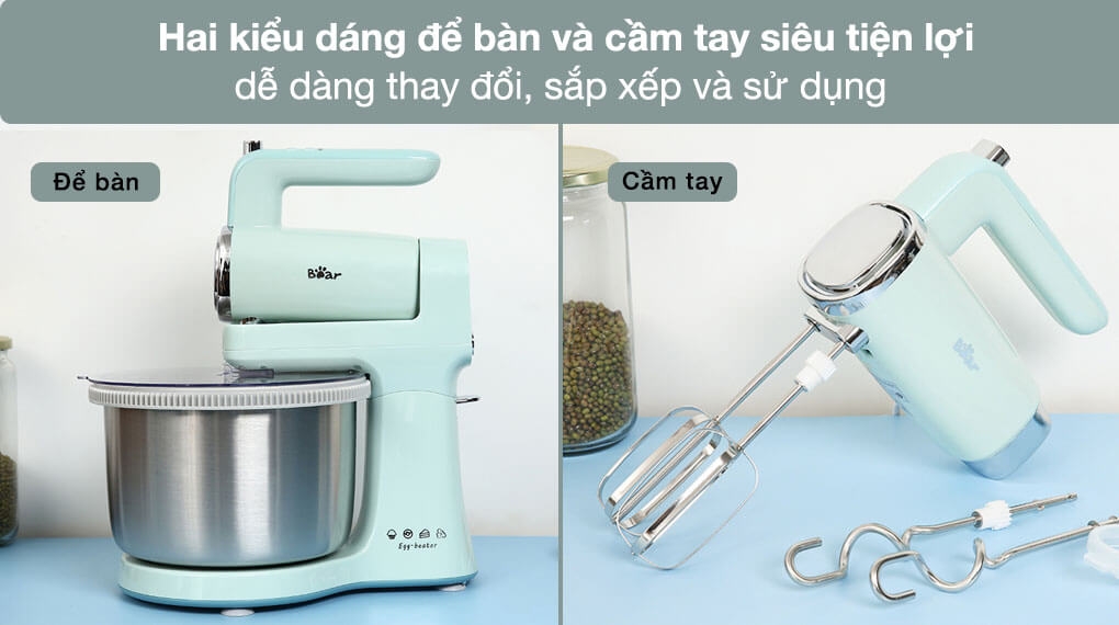 Máy Đánh Trứng Trộn Bột Tự Động Bear DDQ-B03V1 2