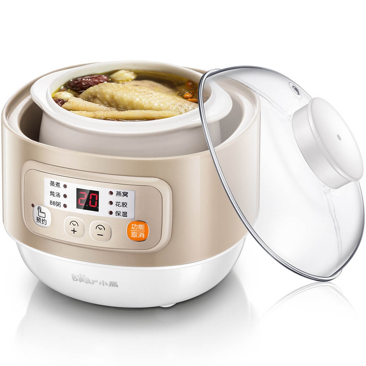 Nồi Hầm Điện Mini Bear DDZ-A08D1