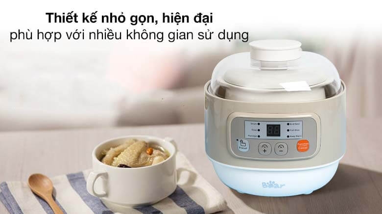 Nồi Hầm Điện Mini Bear DDZ-A08D1 7