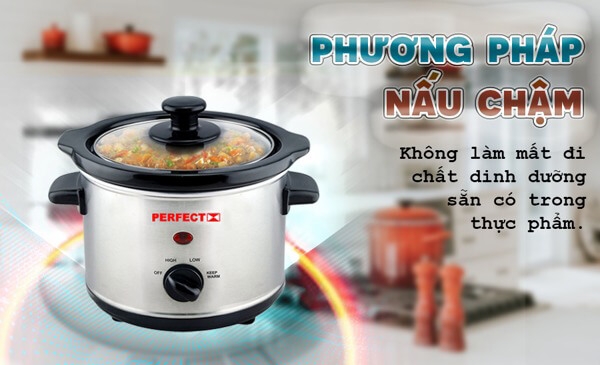 Nồi Nấu Cháo Đa Năng Perfect PF-S09 (2.5 Lít) 2