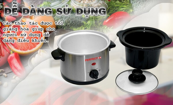 Nồi Nấu Cháo Đa Năng Perfect PF-S09 (2.5 Lít) 4