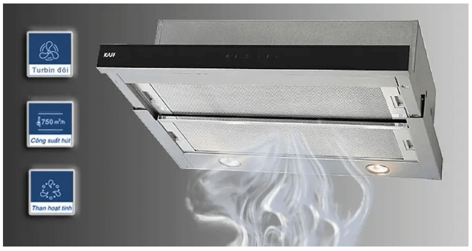 Máy Hút Mùi Âm Tủ 90cm KAFF KF-TL90H 1