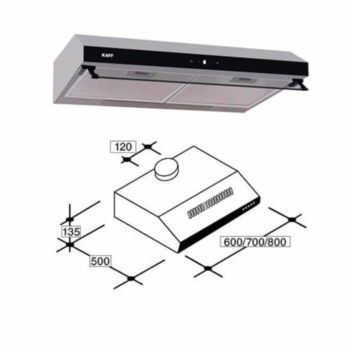Máy Hút Mùi Cổ Điển KAFF KF-788I 1