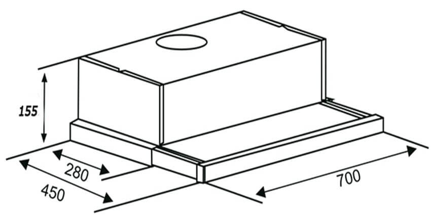 Máy Hút Mùi KAFF KF-TL900