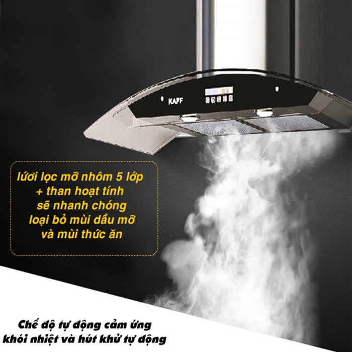Máy Hút Mùi Kính Cong KAFF KF-GB 901 2