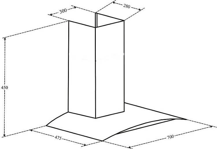 Máy Hút Mùi Kính Cong KAFF KF-GB785N 1