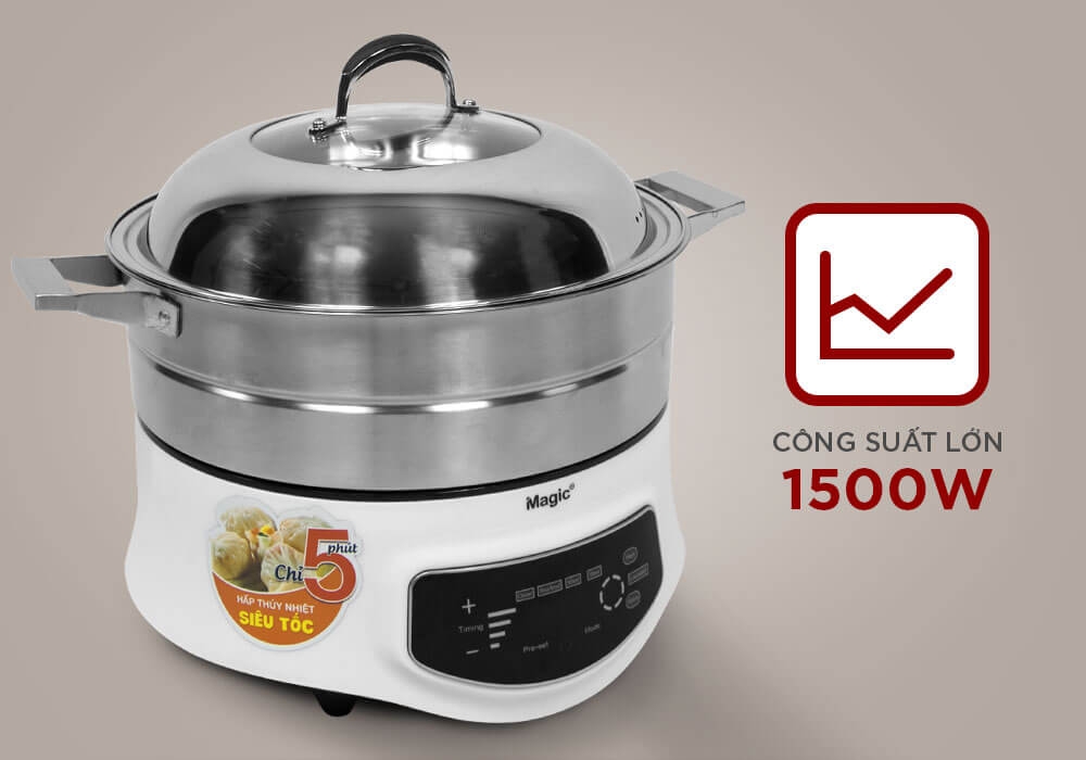 Nồi Hấp Thủy Nhiệt Magic Korea A-67 (6L)